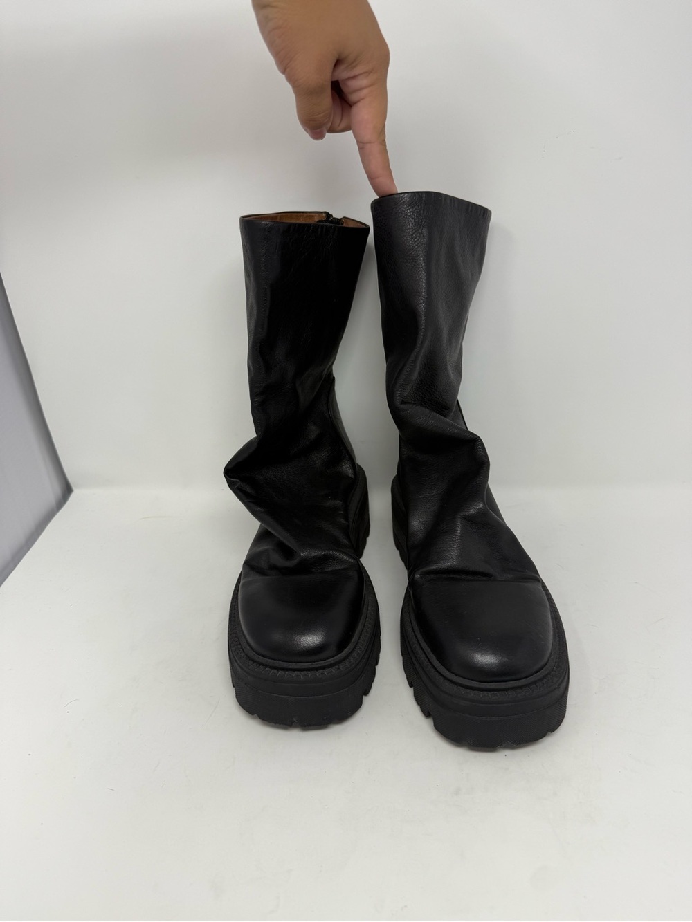 Free People Emma Ruched Boot Size 6.5 - Picture 5 of 11